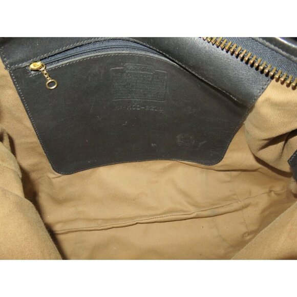 Coach Vintage Legacy 9218 Classic Black Perforated Leather Hobo Satchel Handbag - Picture 6 of 12